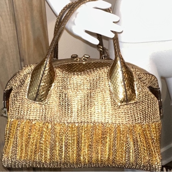 Tod’s Python Chain Link Gold Metallic D-bag - Picture 6 of 8